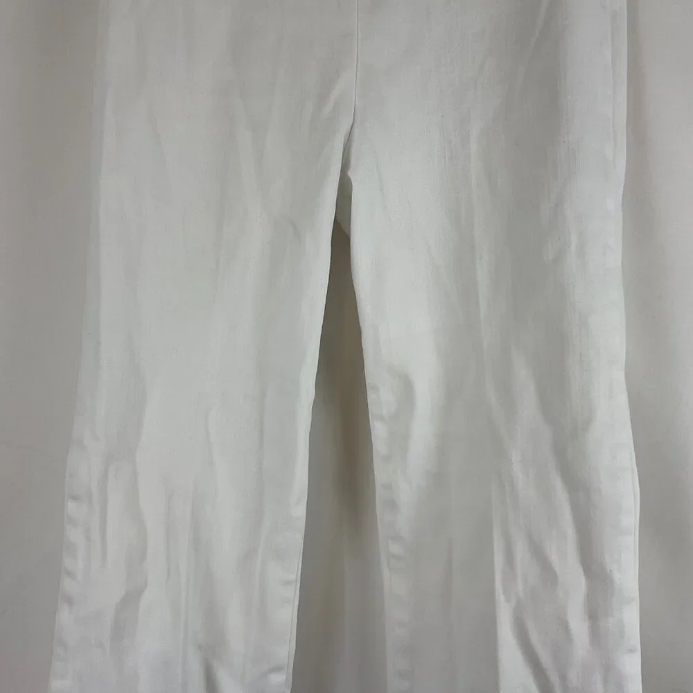 Frame The Jetset Crop Mini Boot Jeans 1 White 25-29 - Picture 3 of 9
